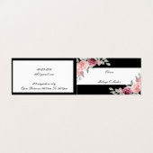 carte de visite floral (Extérieur déplié)