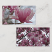 Carte de visite floral (Devant / Derrière)