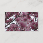 Carte de visite floral (Dos)