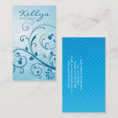 Carte de visite floral (Devant / Derrière)