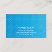 Carte de visite floral (Dos)