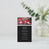 Carte de visite floral (Debout devant)