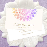 Floral arc-en-ciel coloré Mandala
