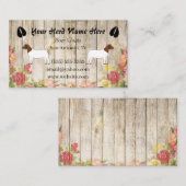 Carte de visite Floral Boer (Devant / Derrière)