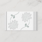 Carte de visite floral chic (Dos)