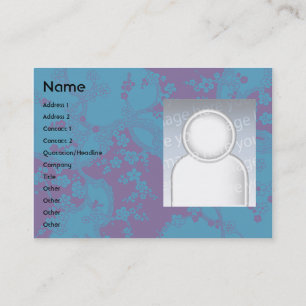 Carte De Visite Floral - Chubby