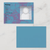 Carte De Visite Floral - Chubby (Devant / Derrière)