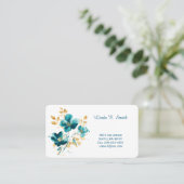Carte de visite Floral Classic (Debout devant)