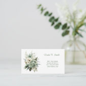 Carte de visite Floral Classique (Debout devant)