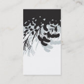 Carte de visite floral de kimono (Dos)
