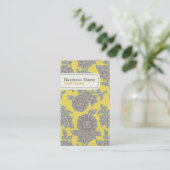 Carte de visite floral de motif (Debout devant)