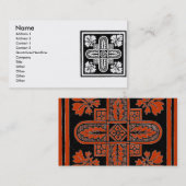 Carte de visite Floral Design (Devant / Derrière)