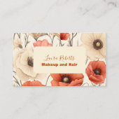 Carte De Visite Floral Fleur sauvage élégant moderne (Devant)