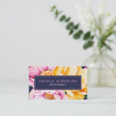 Carte De Visite Floral gras | L'Olivier tacheté | (Debout devant)