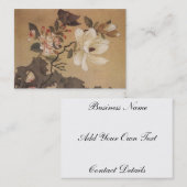 Carte De Visite Floral japonais (Devant / Derrière)