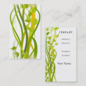 Carte De Visite Floral - lierre (Devant / Derrière)