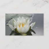 Carte de visite Floral Lily Lotus Blossom (Dos)