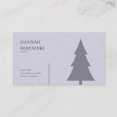 Carte De Visite Floral Misty Mountain Waterfall Gold Frame (Dos)