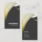 Carte de visite floral moderne et élégant (Devant / Derrière)