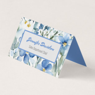 Carte De Visite Floral moderne minimaliste élégant professionnel