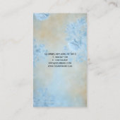 Carte De Visite Floral Nail Art Pastel (Dos)