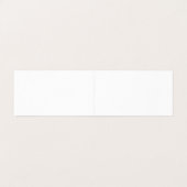 Carte De Visite Floral Orange Rose Wedding White Event Planner (Intérieur déplié)