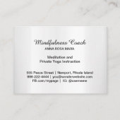 Carte De Visite *~* Floral Pastel Moon Lacey Mandala Foil  (Dos)