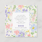 Carte de visite Floral Paysagiste (Dos)