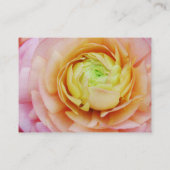 Carte de visite floral personnalisable (Dos)
