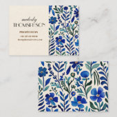 Carte De Visite Floral personnalisé (Devant / Derrière)