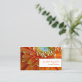 Carte De Visite Floral personnel (Debout devant)