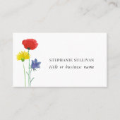 Carte De Visite Floral professionnel (Devant)