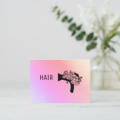 Carte De Visite *~* Floral Sèche-Cheveux Fleur Ombre Pastel AP6 (Debout devant)