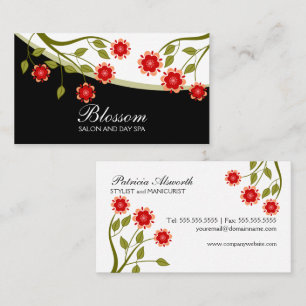 Carte De Visite Floral sensible