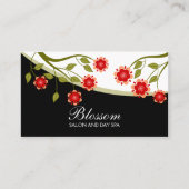Carte De Visite Floral sensible (Devant)