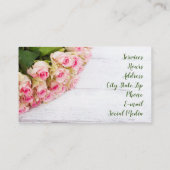 Carte De Visite Floral Shop (Dos)