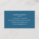 Carte De Visite Floral tropical vibrant (Dos)