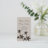 Carte de visite floral ultramoderne, Latte (Debout devant)