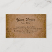 Carte De Visite Floral vintage (Dos)