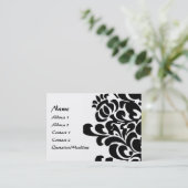 Carte De Visite Floral vintage - customisé (Debout devant)