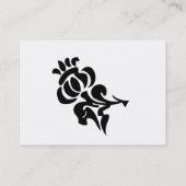 Carte De Visite Floral vintage - customisé (Dos)