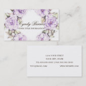 Carte de visite Floral Wreath (Devant / Derrière)