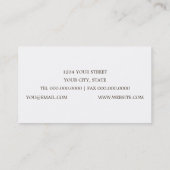 Carte de visite Floral Wreath (Dos)