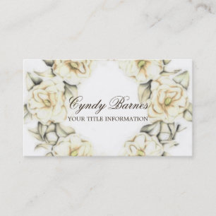 Carte de visite Floral Wreath