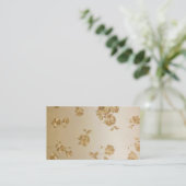 Carte de visite florale (Debout devant)