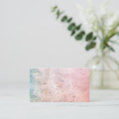 Carte de visite florale (Debout devant)