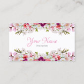Carte de visite - Florale (Devant)