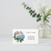 Carte de visite Florale Classique (Debout devant)