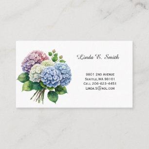 Carte de visite Florale Classique