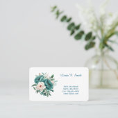 Carte de visite Florale Classique (Debout devant)